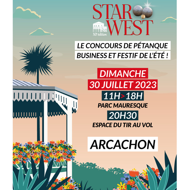 Star West à Arcachon, le concours de pétanque business
